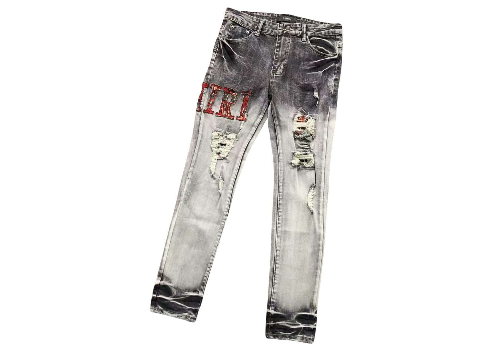 AMIRI Distressed Jeans Gradient