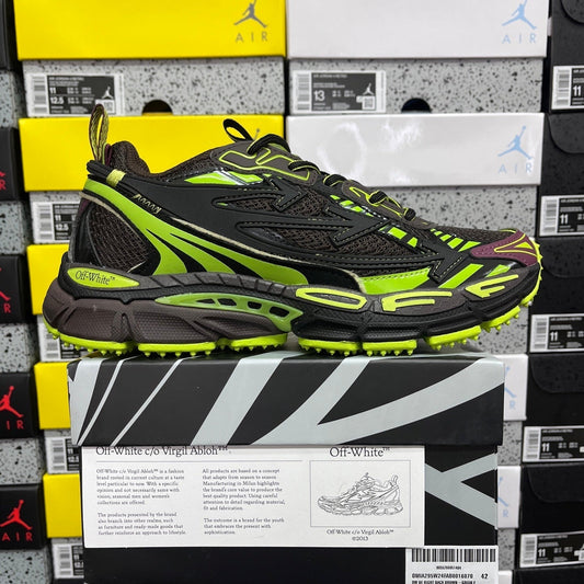 Off-White Be Right Back Brown Black Green