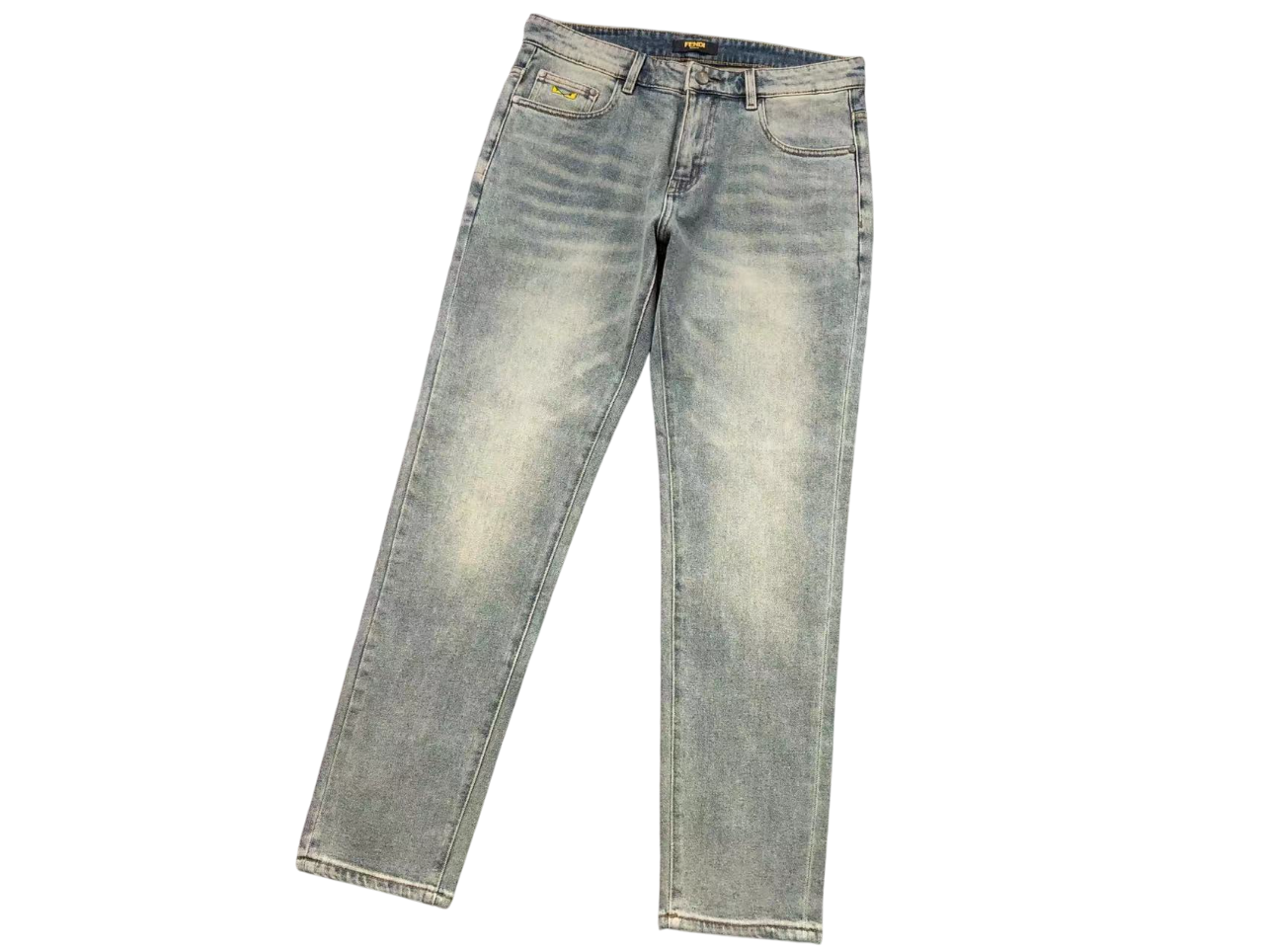 Fendi Roma Denim Jeans Blue