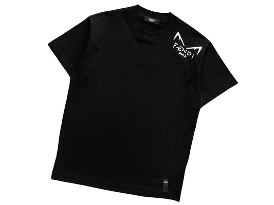 Fendi Lateral Eyes Tee Black