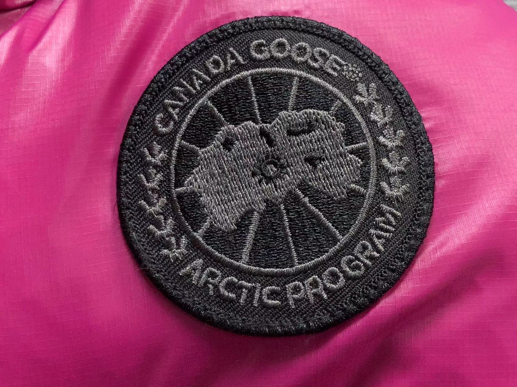 Canada Goose Cypress Cropped Down Jacket Fuchsia