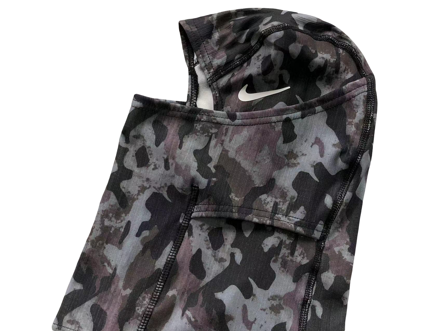 Nike Pro Hyperwarm Balaclava Camo Grey