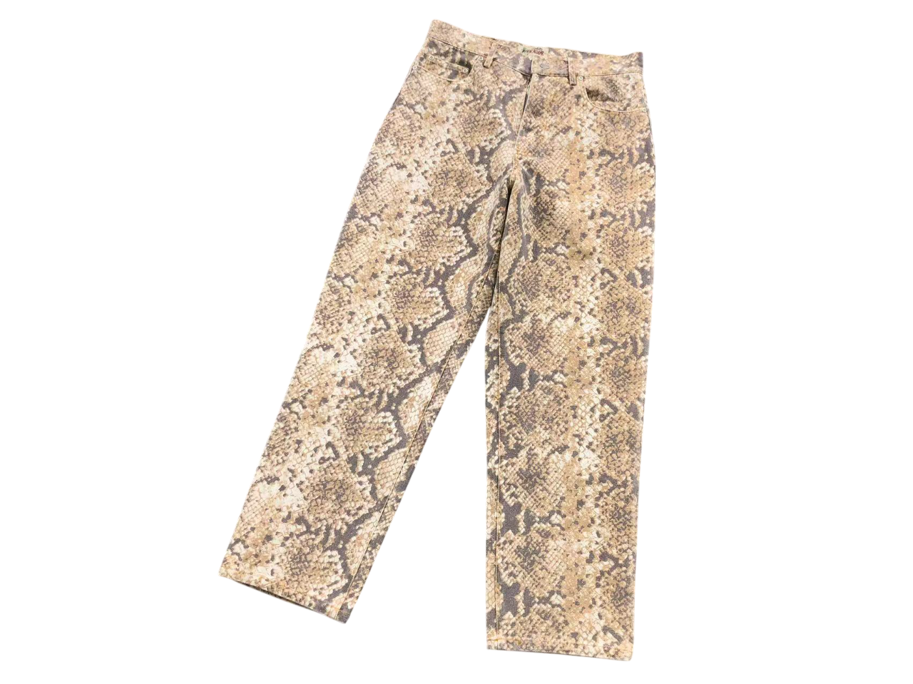 Stussy Python Jeans Cream