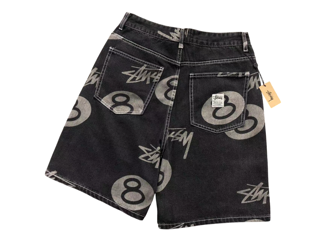 Stussy 8ball Short Black/Grey