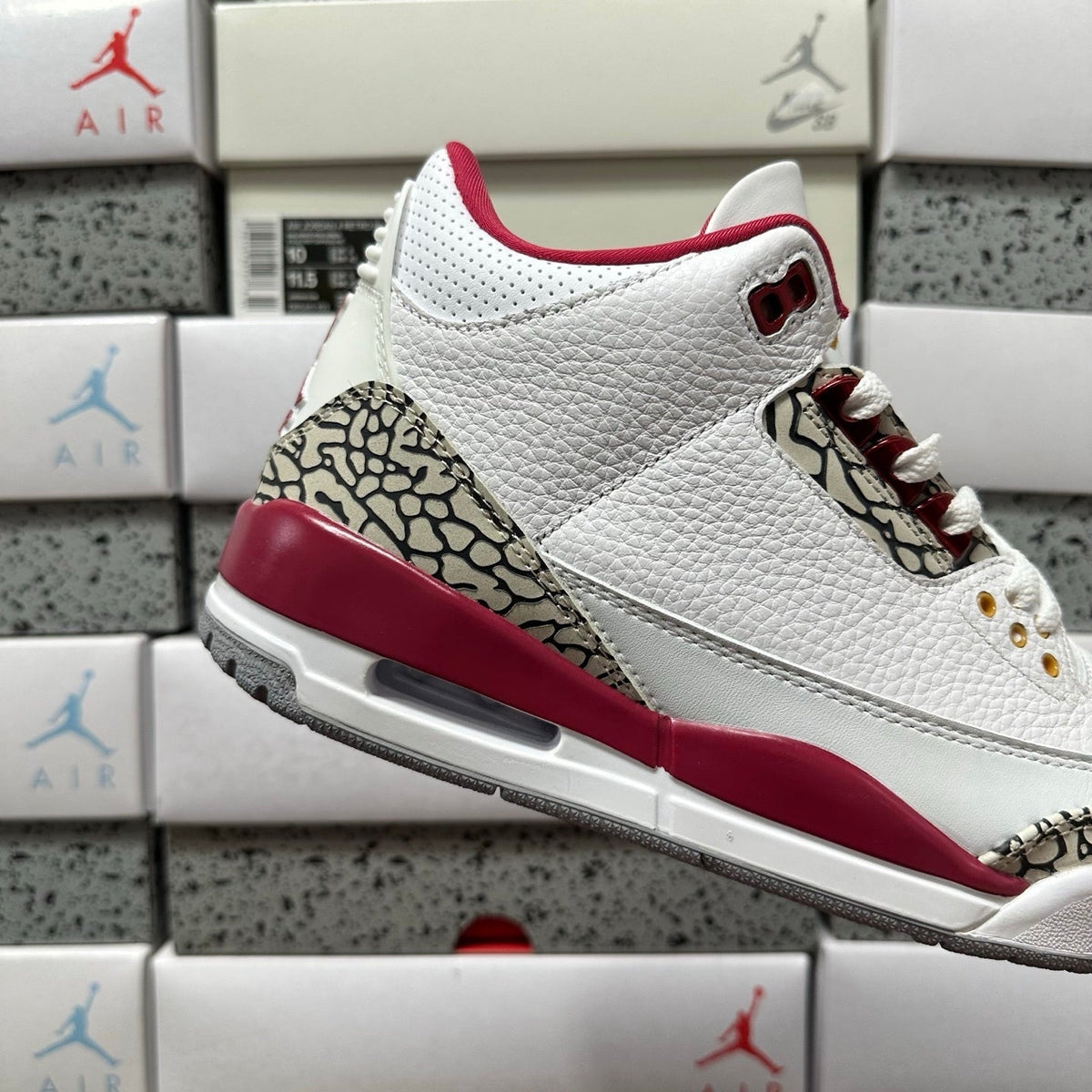 Jordan 3 Retro Cardinal Red