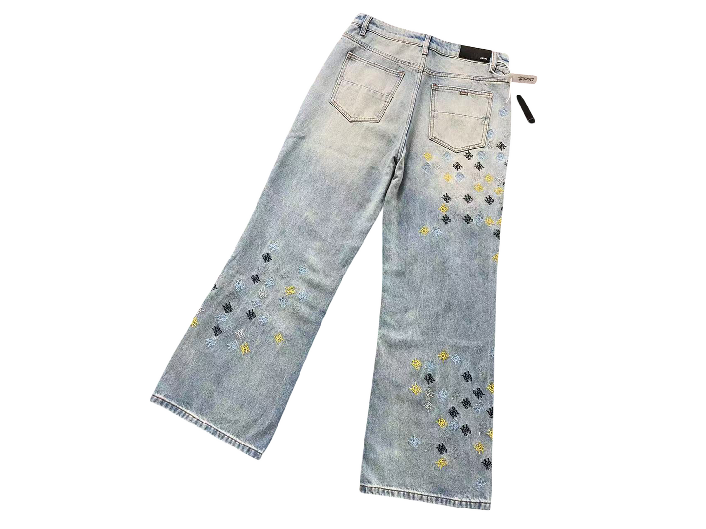 AMIRI Wide-Leg Jeans Light Blue