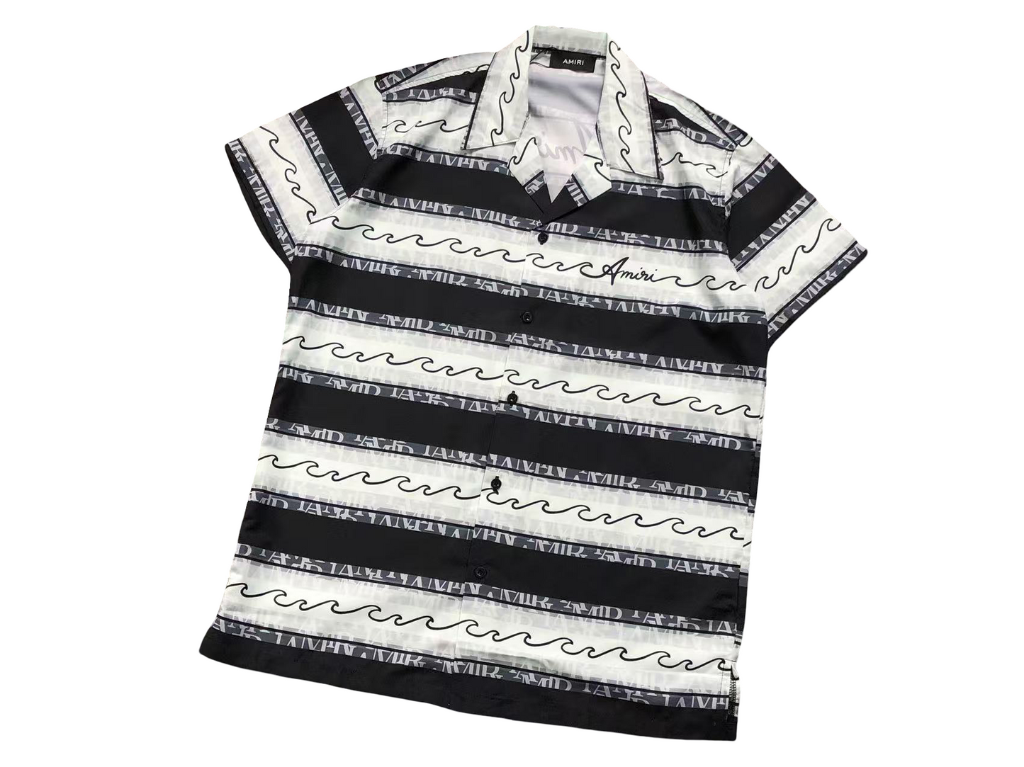 AMIRI Waves Short Set Black