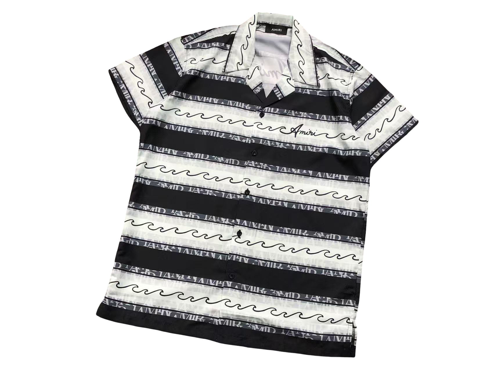 AMIRI Waves Short Set Black