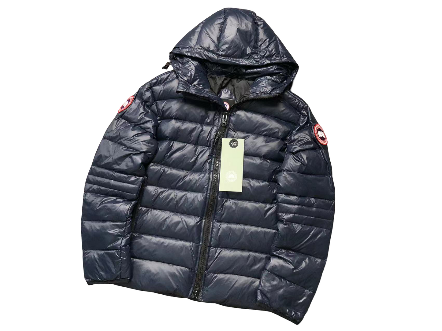Canada Goose Crofton Slim Fit Down Jacket Navy