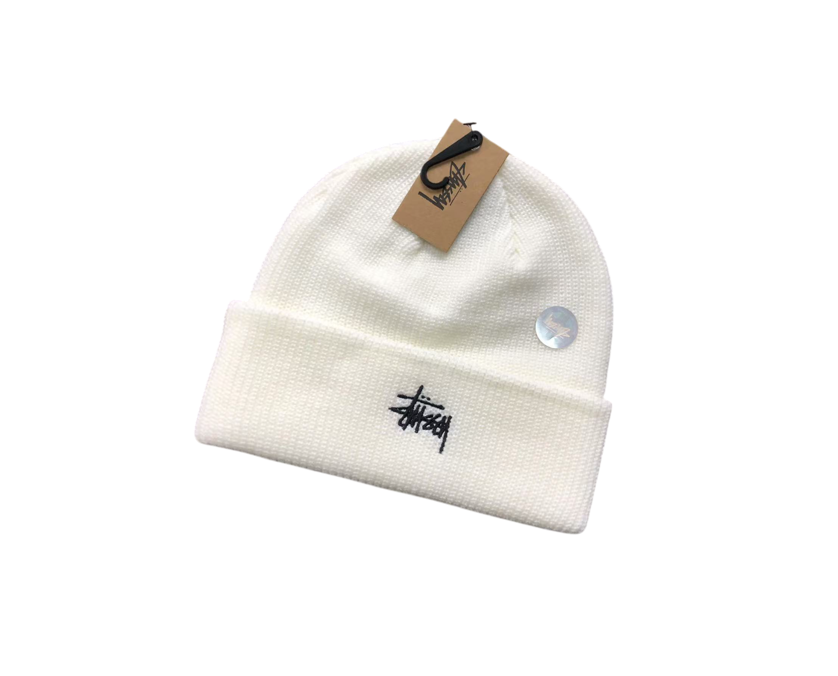 Stussy Classic Beanie White