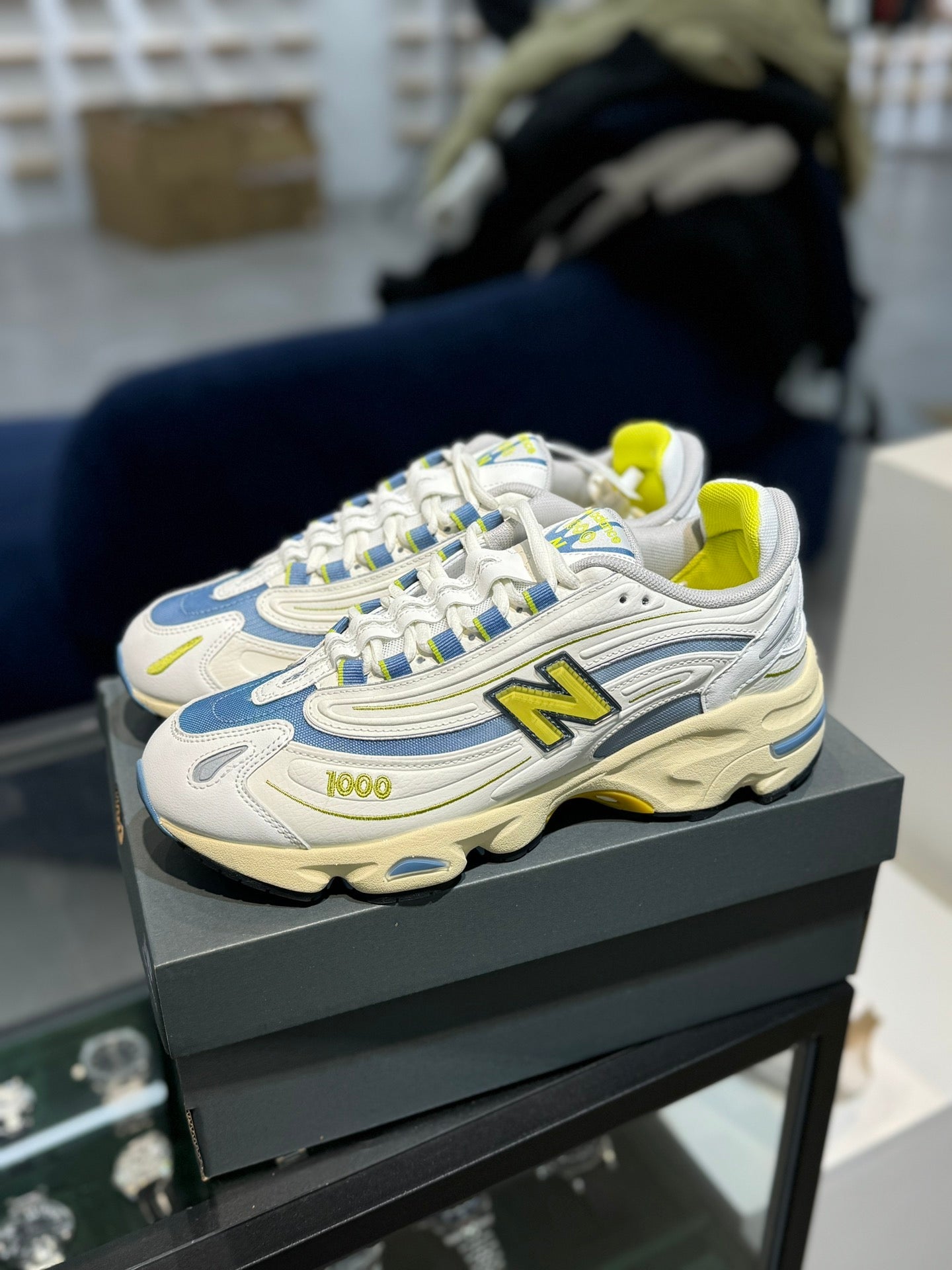 New Balance 1000 Sea Salt Heron Blue