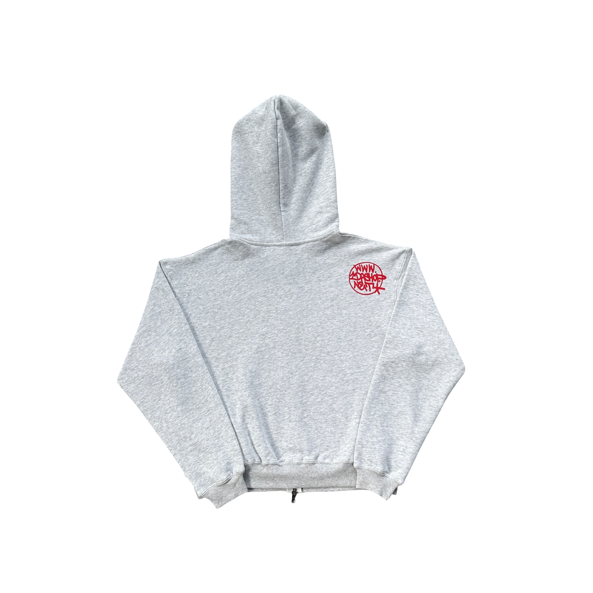 IDA UK Zip Hoodie Grey