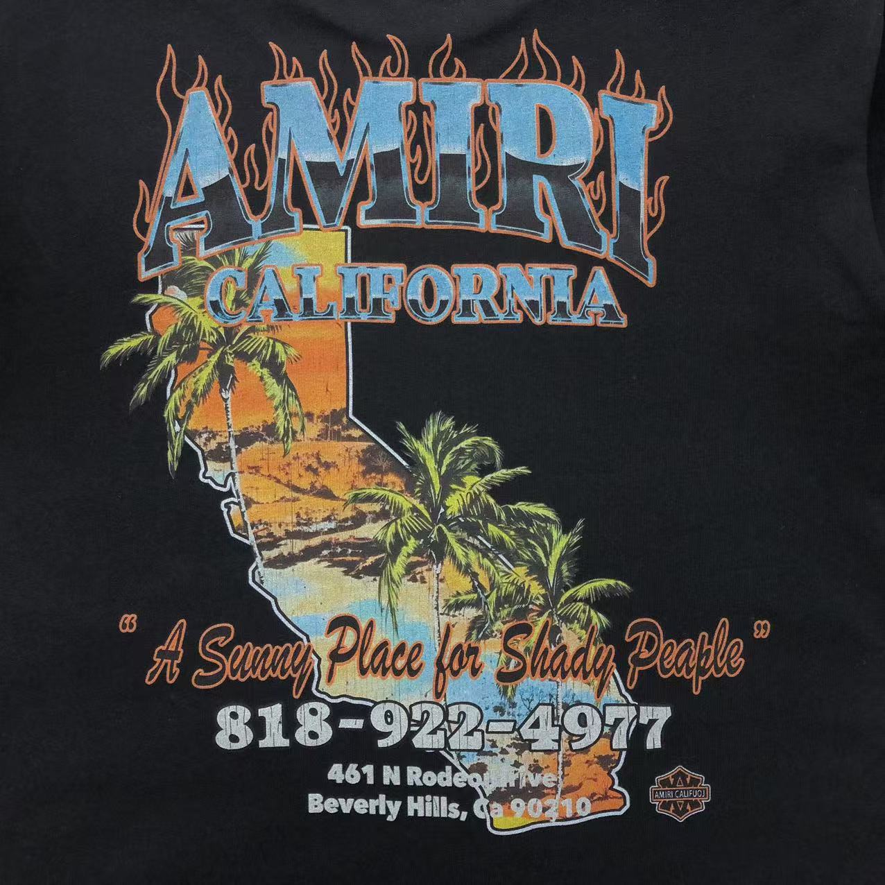 AMIRI California Tee Black