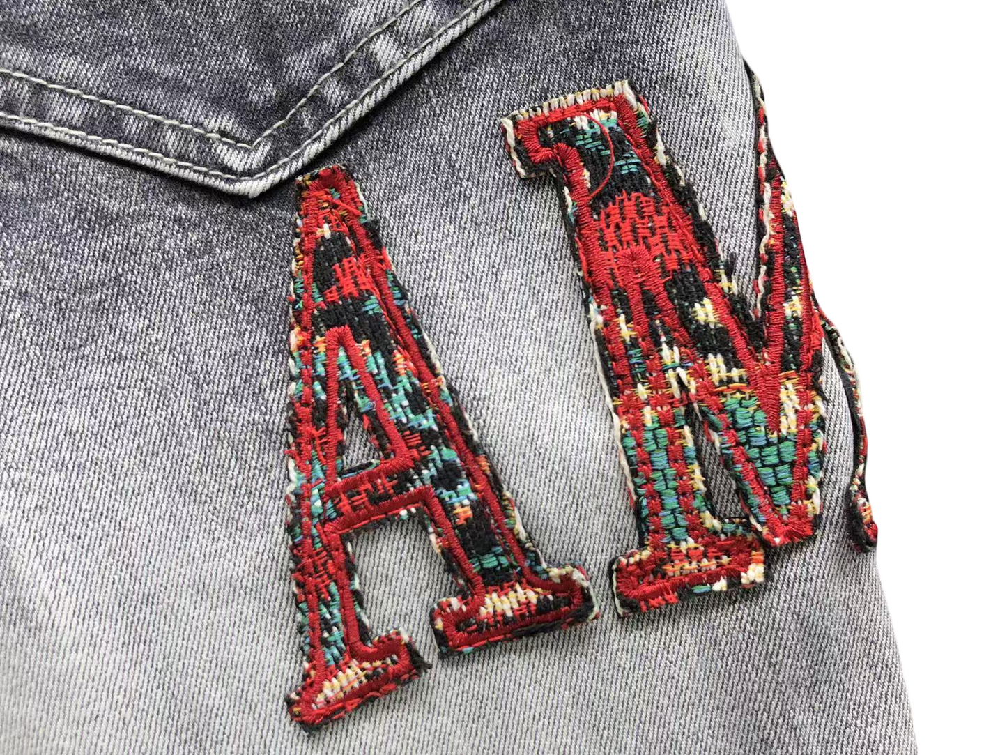 AMIRI Distressed Jeans Gradient