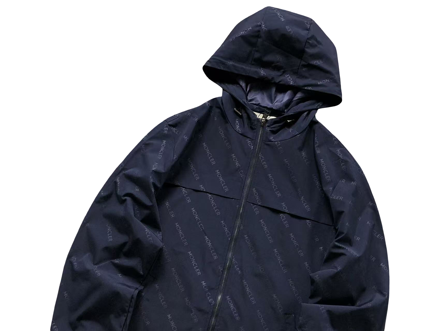 Moncler Motif Windbreaker Navy