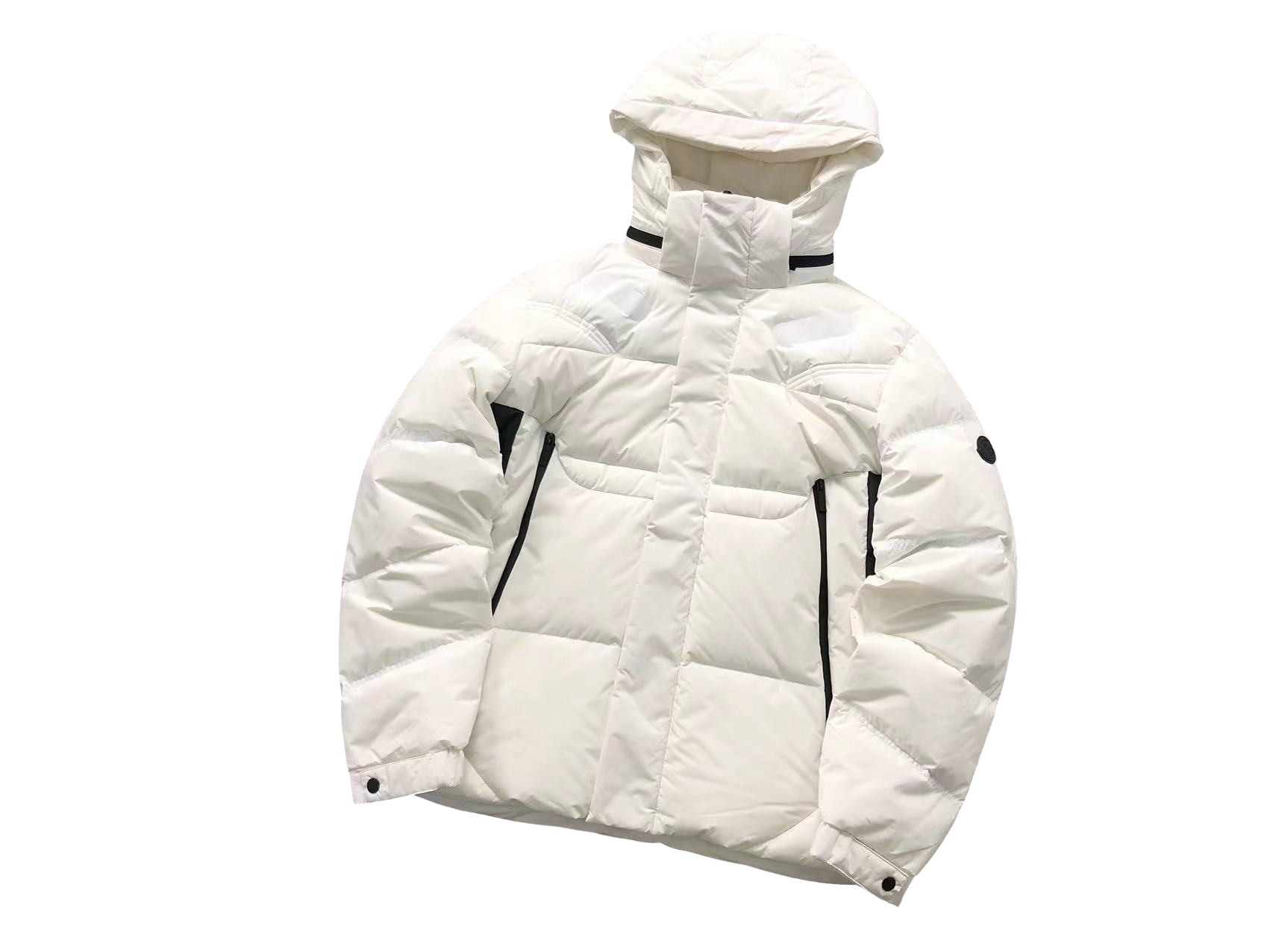 Moncler Technical Down Jacket White