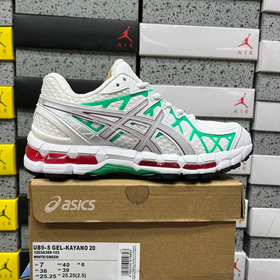 Asics Gel-Kayano 20 White Aurora Green