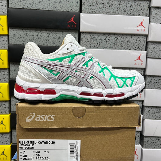 Asics Gel-Kayano 20 White Aurora Green