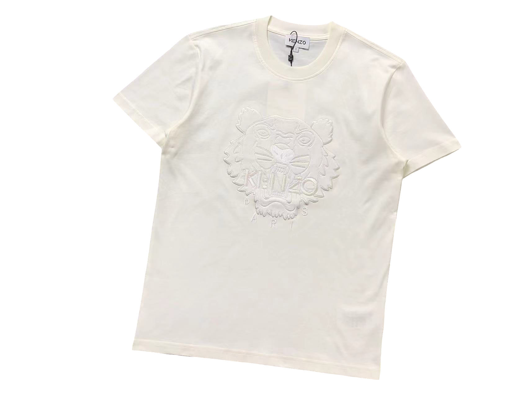 KENZO Tiger Waffle Tee White