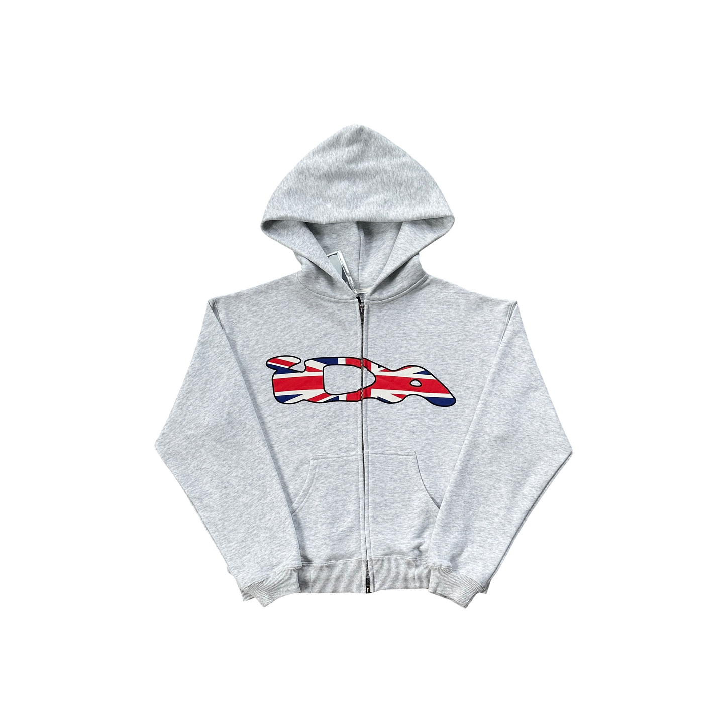 IDA UK Zip Hoodie Grey