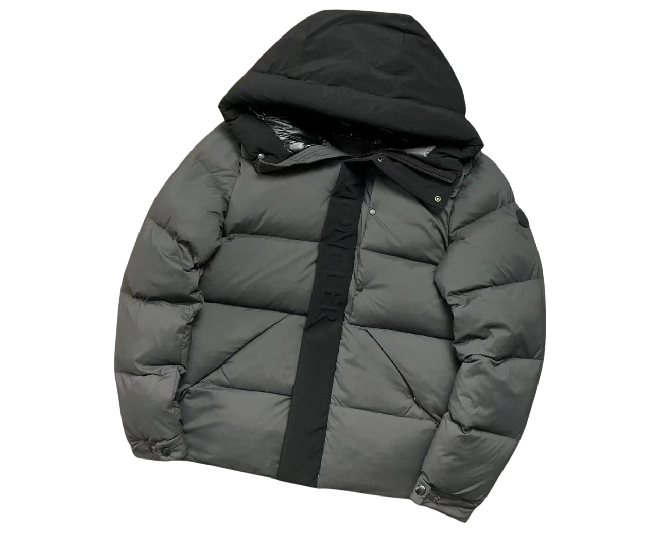 Moncler Madeira Down Jacket Grey/Black