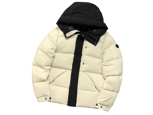 Moncler Madeira Down Jacket Cream/Black