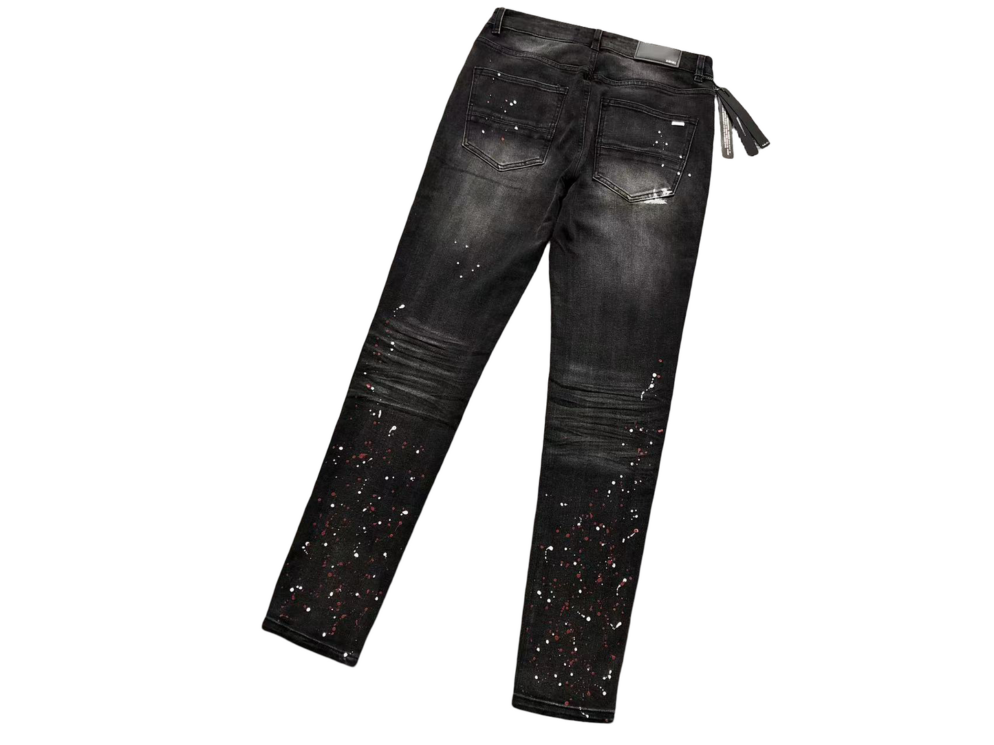 AMIRI Paint Splatter Jeans Black