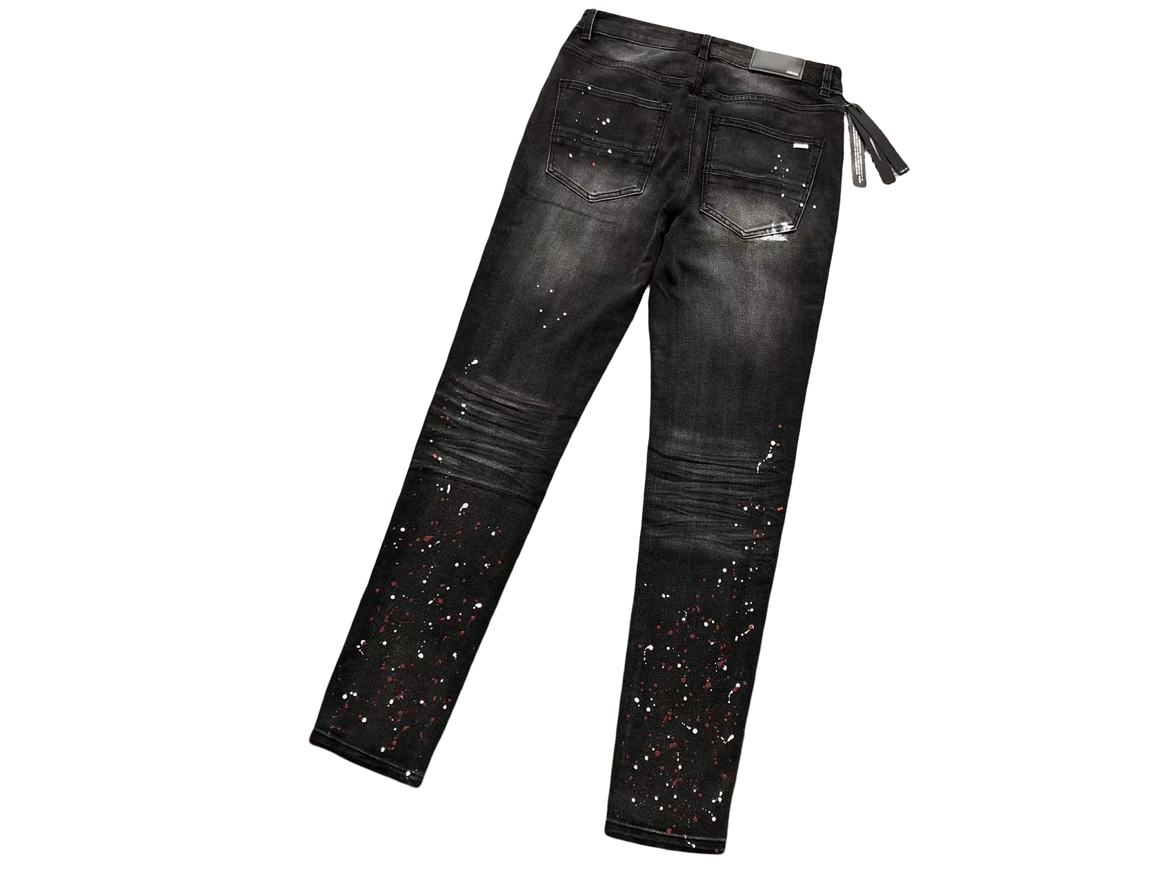 AMIRI Paint Splatter Jeans Black