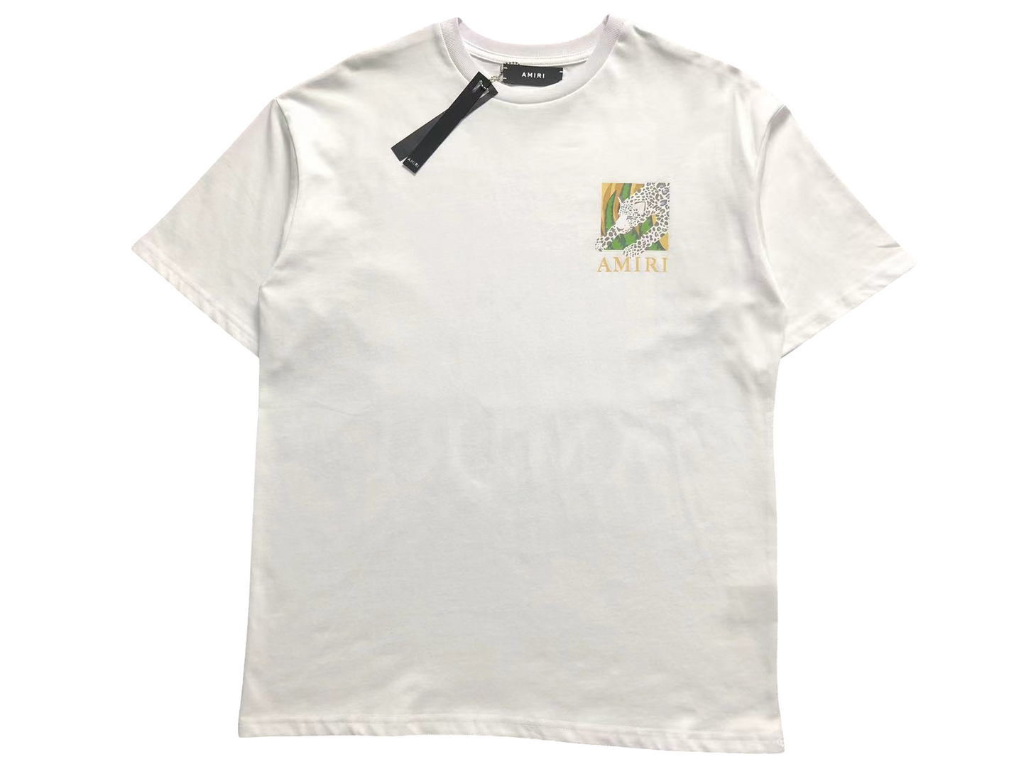 AMIRI Leopard Tee White