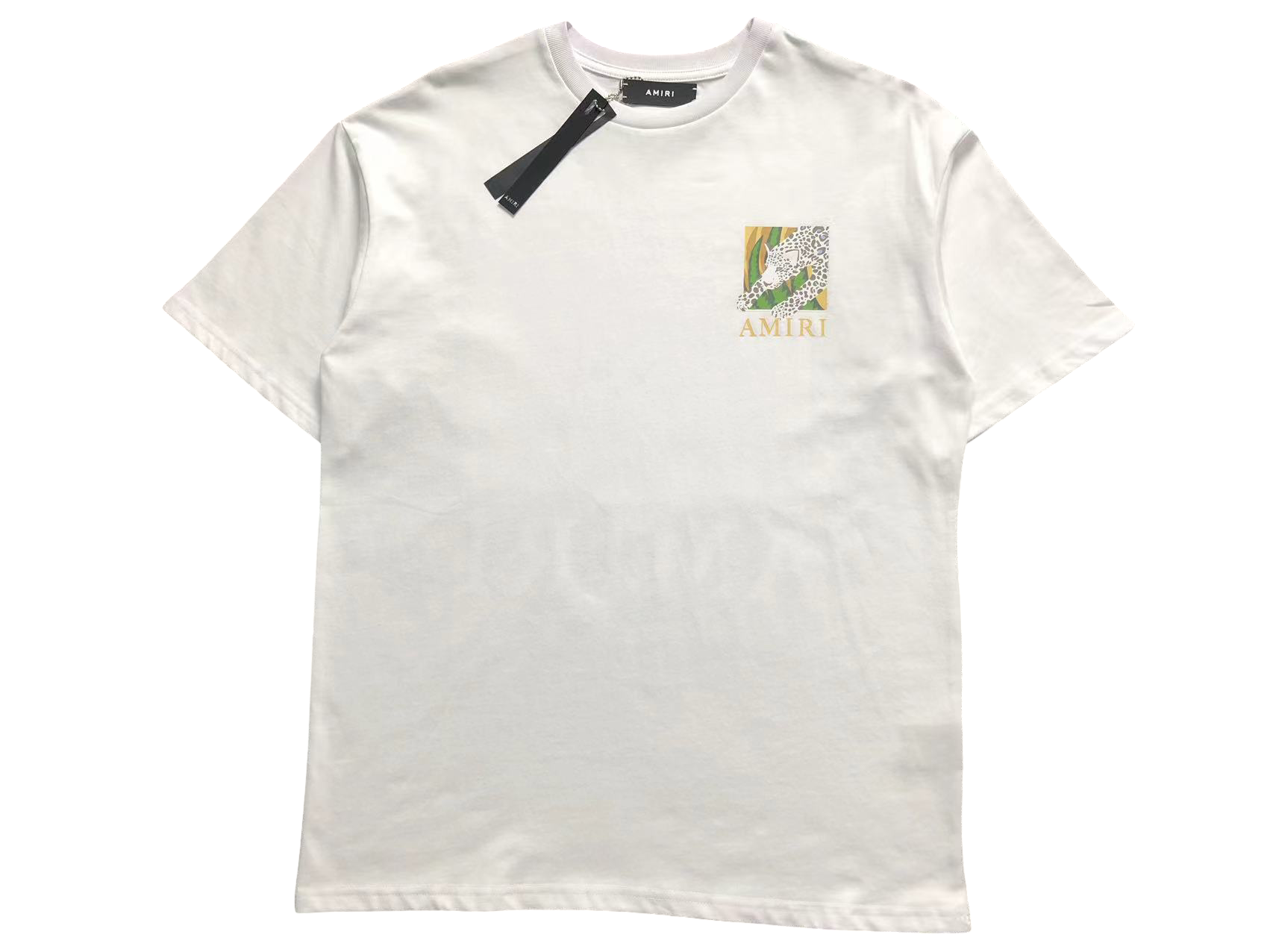 AMIRI Leopard Tee White