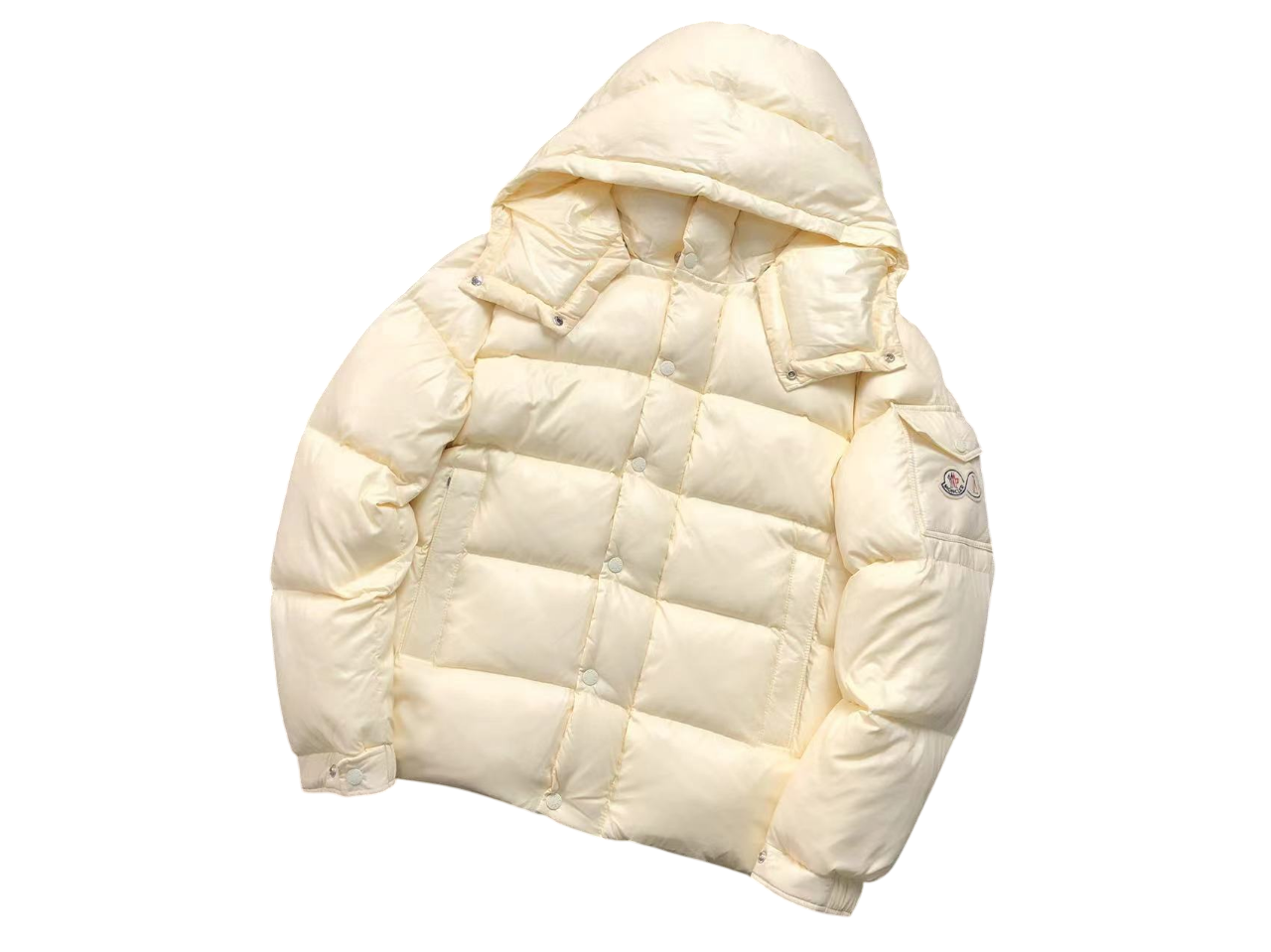 Moncler Maya 70th Anniversary Down Jacket Cream