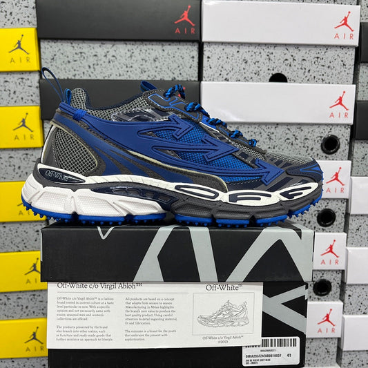 Off-White Be Right Back Navy Metallic Grey