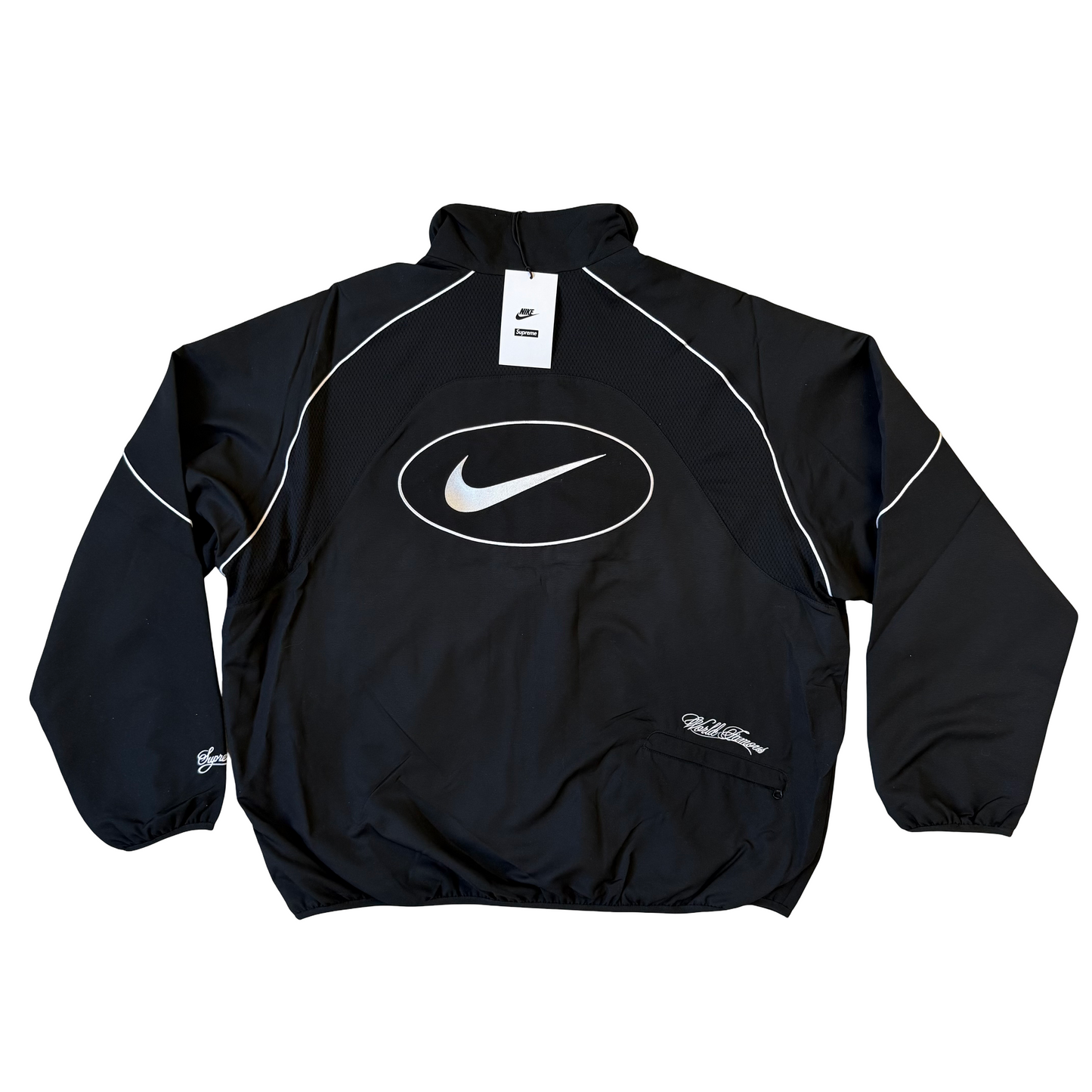 Nike x Supreme World Famous Shell Suit Jacket Black