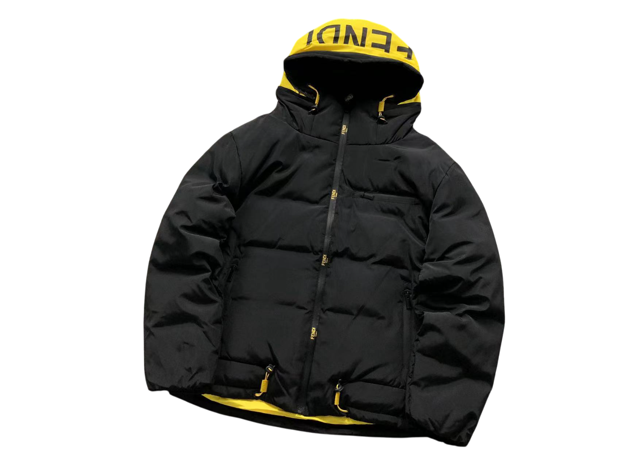 Fendi Technical Down Jacket Black