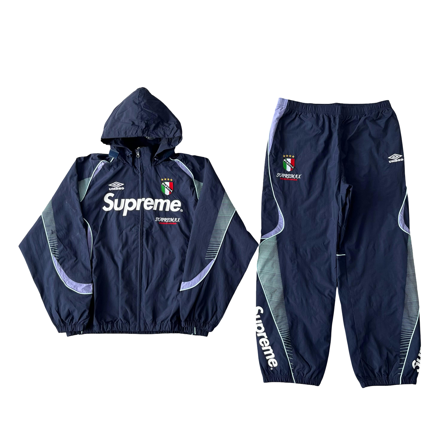Supreme x Umbro Italia Shell Suit Jogging Navy