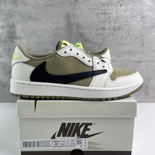 Jordan 1 Low OG SP x Travis Scott Golf Neutral Olive
