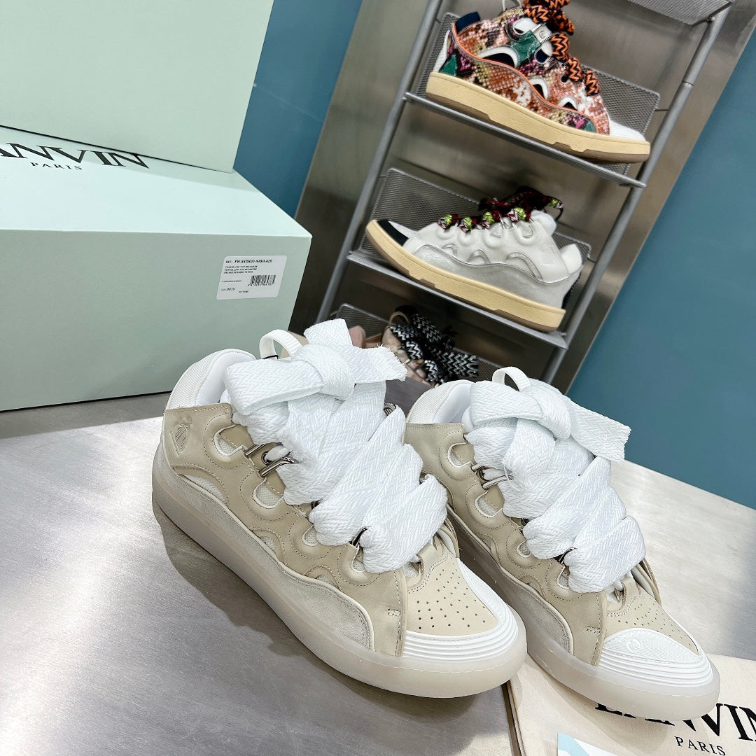 Lanvin Curb Beige/White