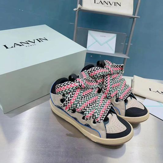 Lanvin Curb Cream/Blue/Multicolor