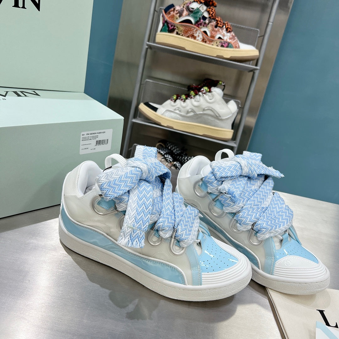 Lanvin Curb White/Blue