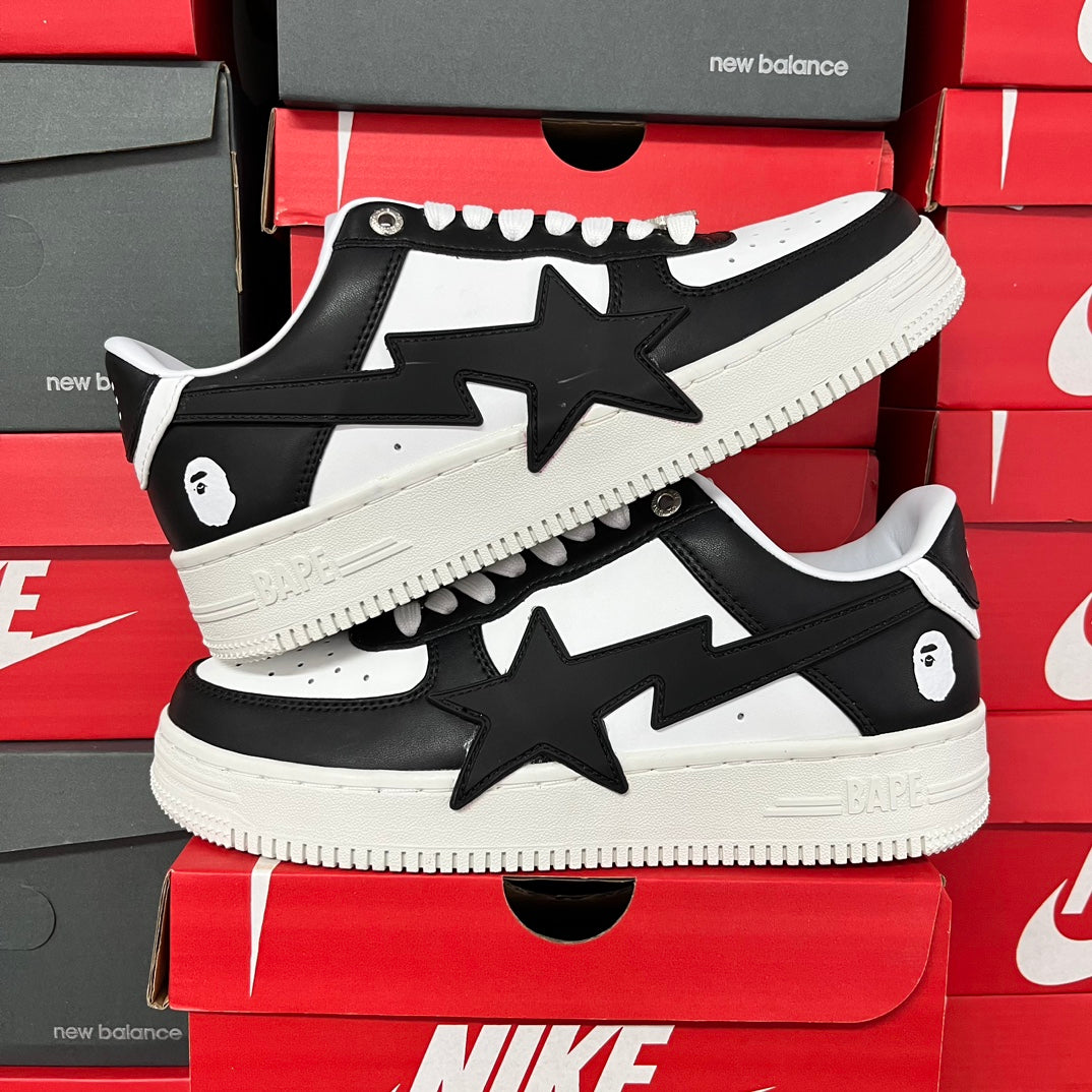 A Bathing Ape Bapesta OS Black/White