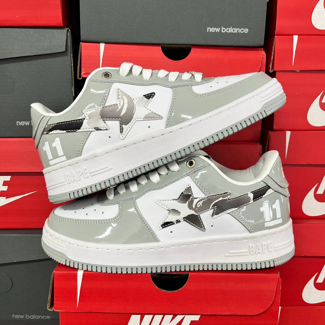 A Bathing Ape Bapesta 11 Grey/White