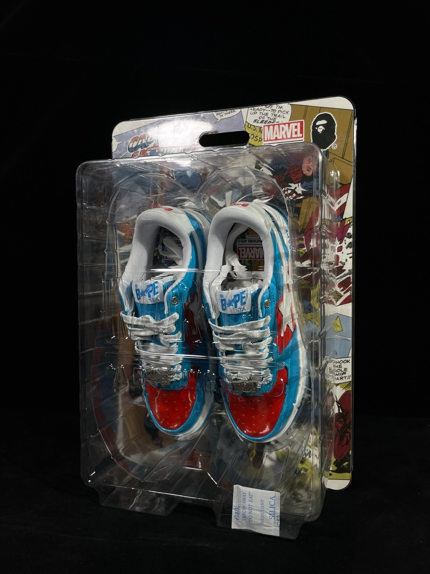 A Bathing Ape Bapesta Marvel Edition Captain America