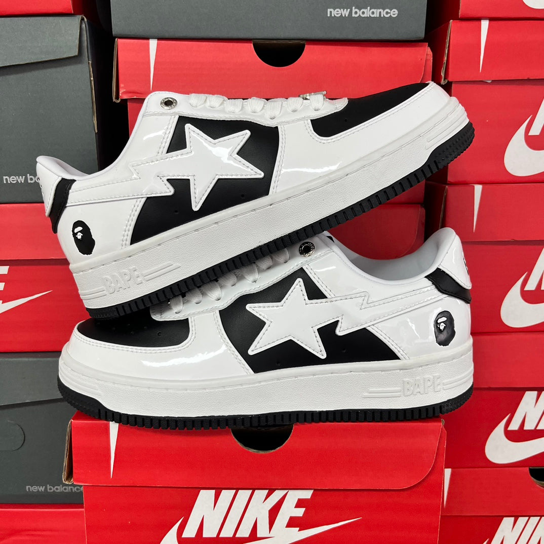 A Bathing Ape Bapesta White/Black