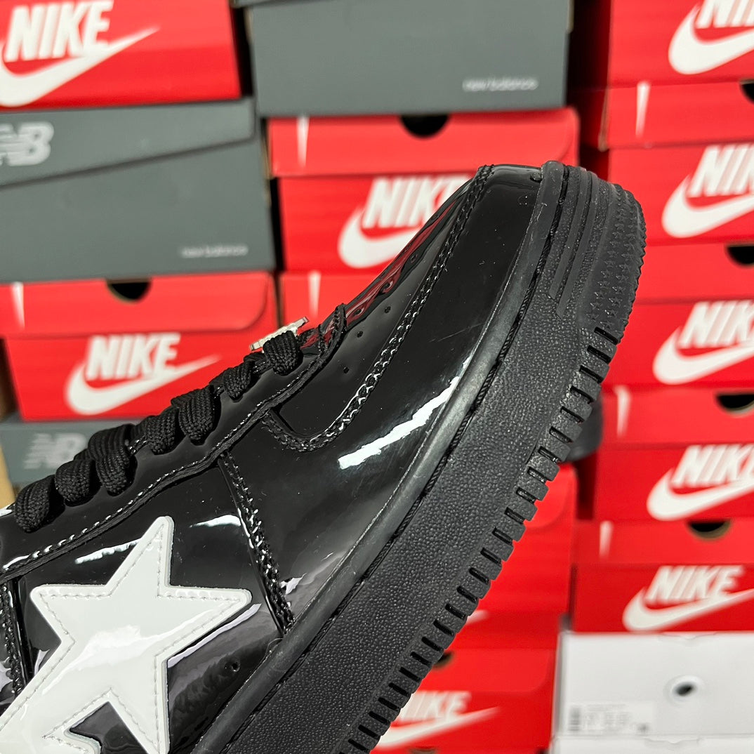 A Bathing Ape Bapesta Triple Black/White