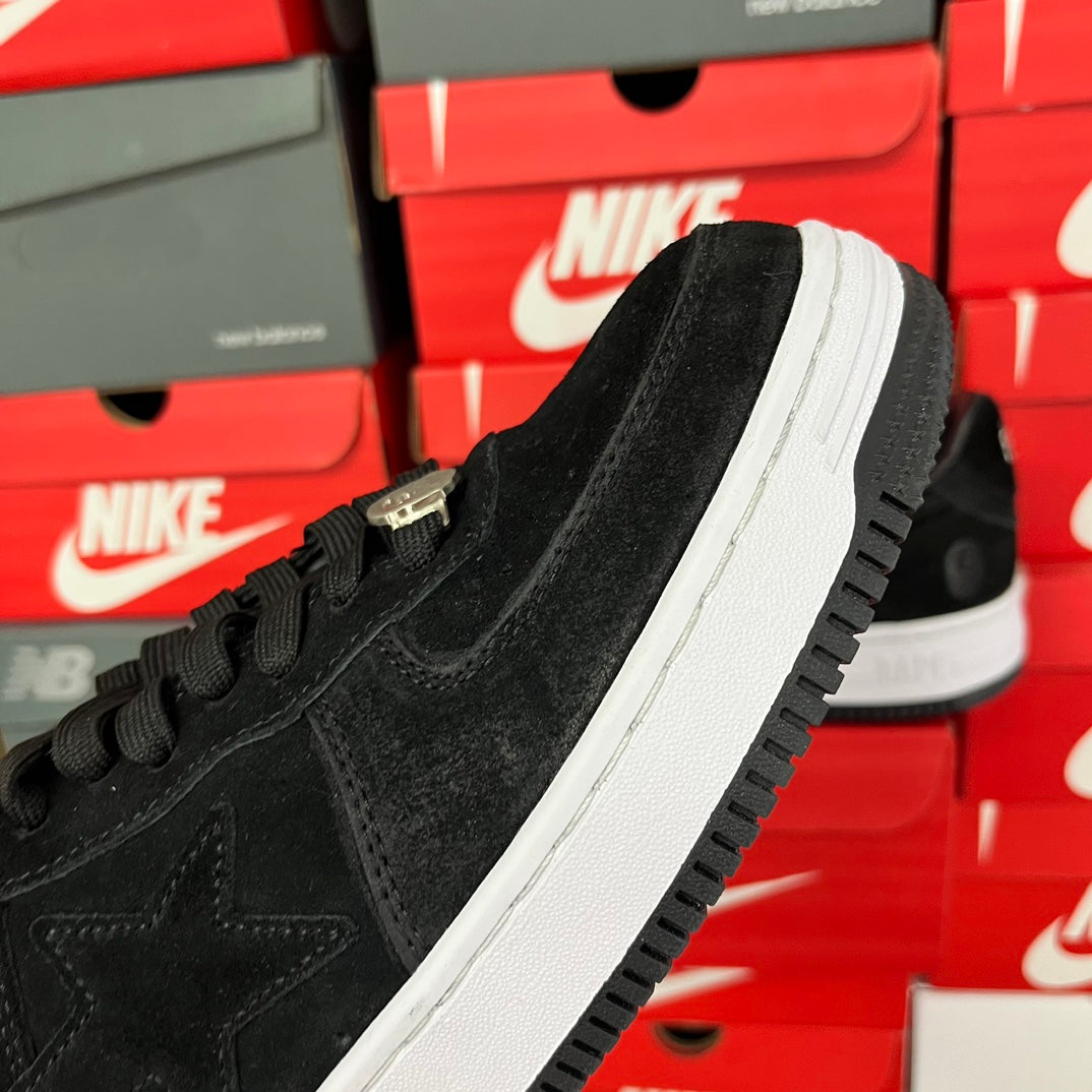 A Bathing Ape Bapesta Denim Black/White