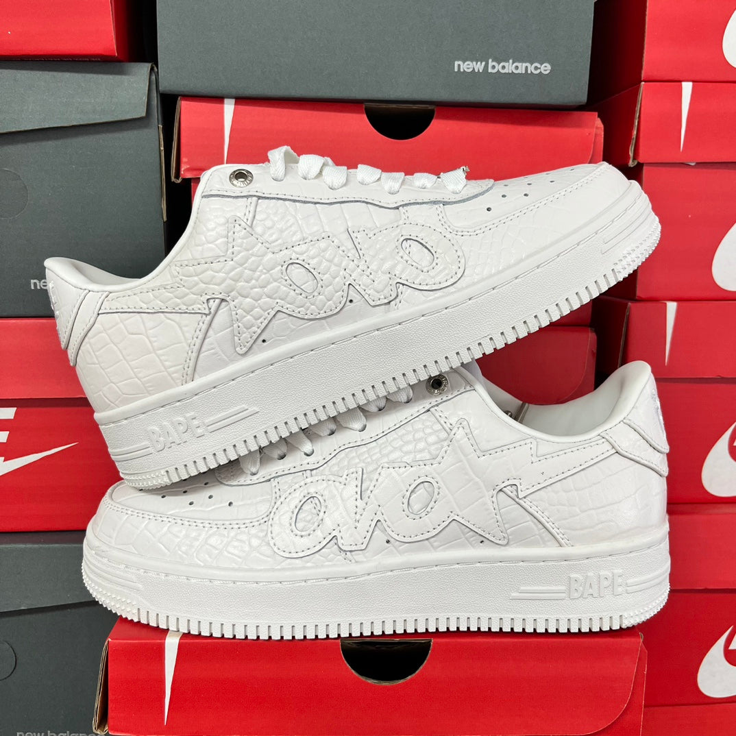 A Bathing Ape Bapesta OVO White