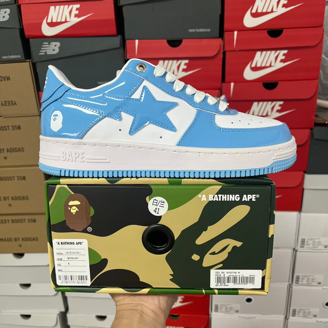 A Bathing Ape Bapesta White/Blue