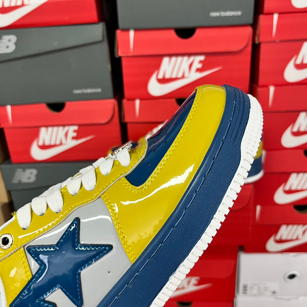 A Bathing Ape Bapesta Yellow/Blue/Grey