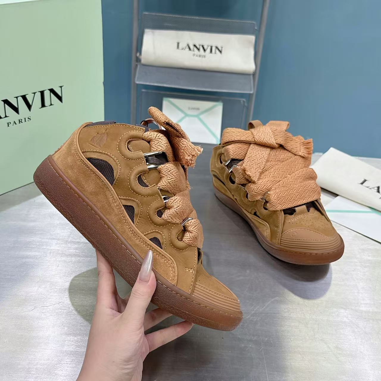 Lanvin Curb Brown