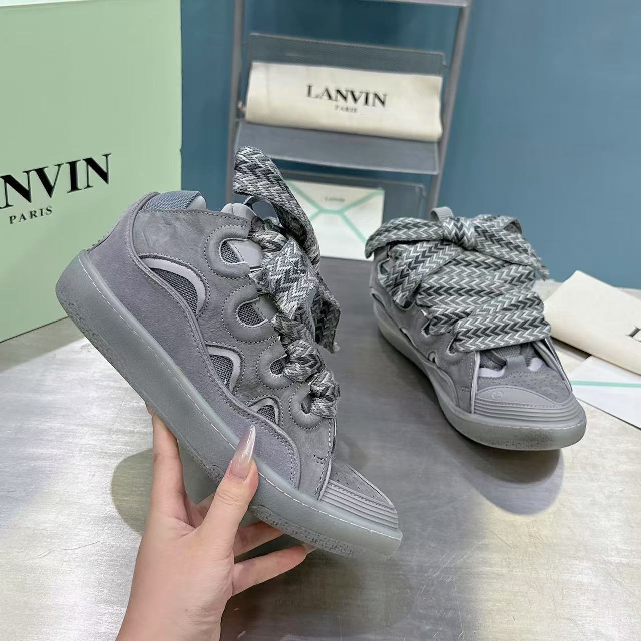 Lanvin Curb Wolf Grey